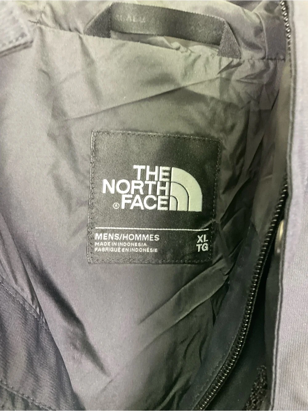 The North Face Men's Black Hooded Rain Jacket